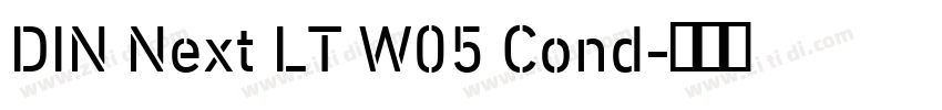 DIN Next LT W05 Cond字体转换